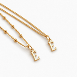 9ct Solid Gold Initial Necklace - Cammi London - Necklace