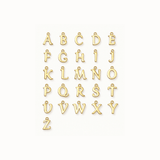 9ct Solid Gold Initial Necklace - Cammi London - Necklace