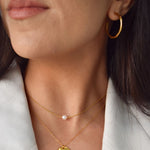 Angled Hoop Earrings with a softly sculpted organic silhouette, available in sterling silver, gold vermeil and rose gold vermeil.