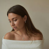 Sterling Silver Compass Necklace - Cammi London - Necklaces