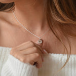 Sterling Silver Compass Necklace - Cammi London - Necklaces